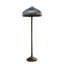 Lampe sur pied en verre teint 65 po de style Tiffany Hampstead 
