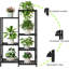 Support pour plante d'intérieur ou d'extérieur en métal