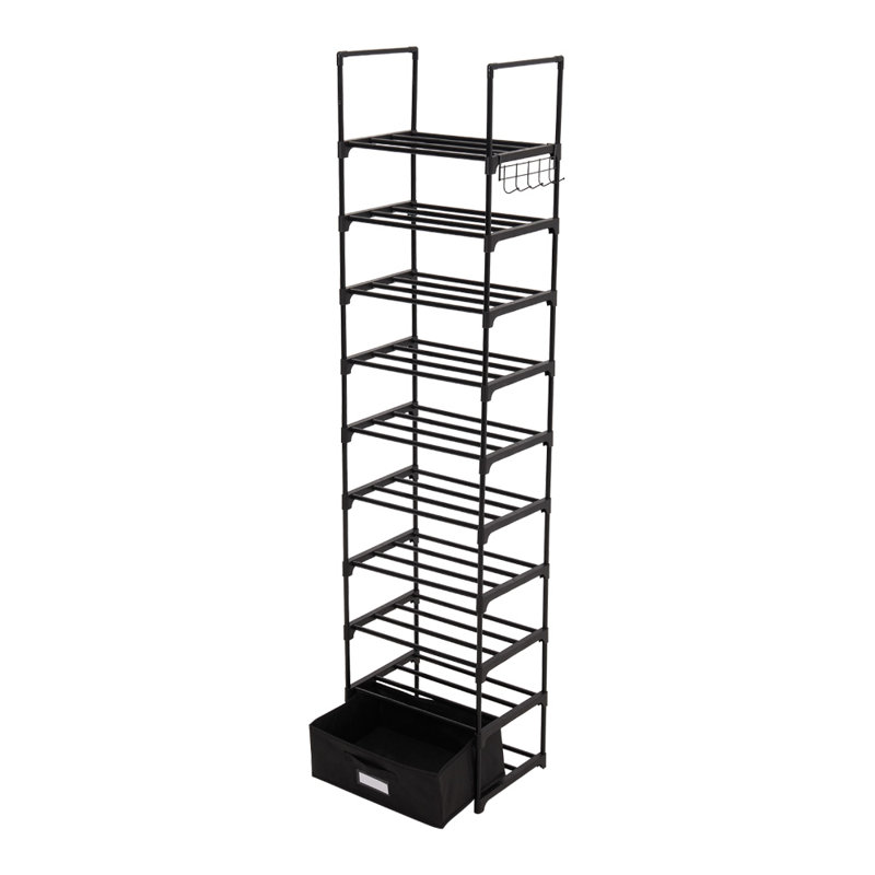 18 Pair Shoe Rack with a Storage Box