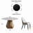 7 - Piece Stone Top Pedestal Dining Set-2099820992-2099820993