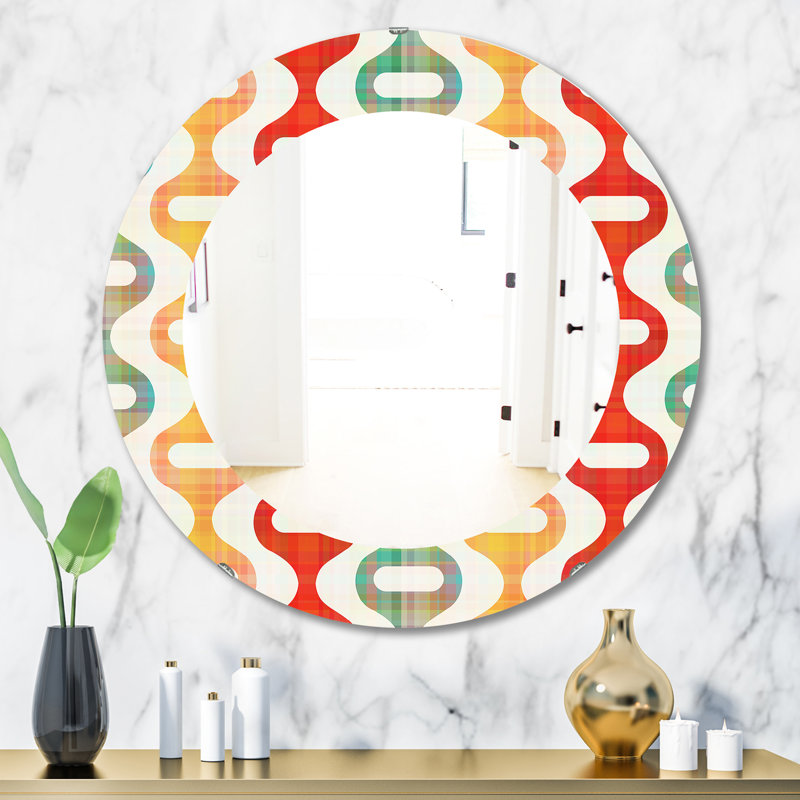 Miroir d'appoint mural Shapes, H 31,5 po x l po