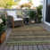 Machine Washable Indoor/Outdoor Claudian ACN1639 Brown Rug