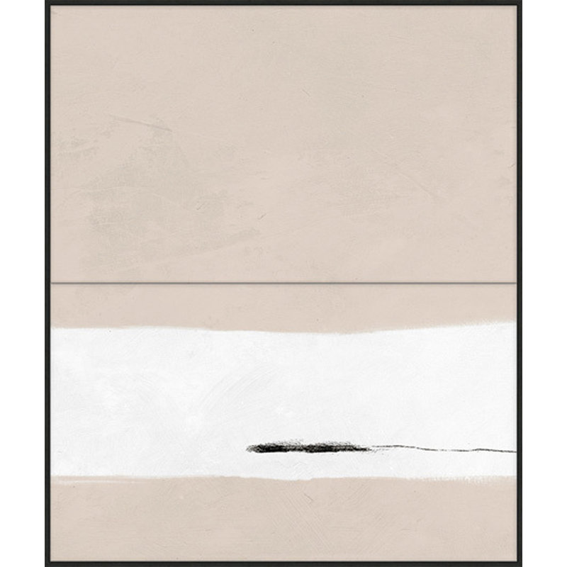 Pensées par jour 2 par Lillian August - peinture sur toile à cadre flottant