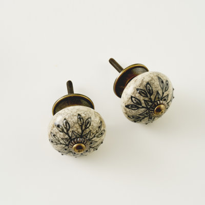 Gia Ceramic Cabinet Knobs (Set Of 2)