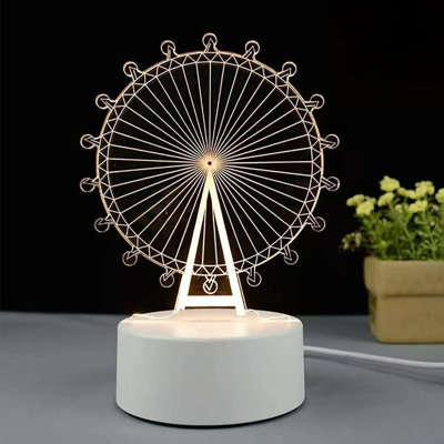 Veilleuse 3D grande roue