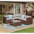 Newagen 4 - Person Patio Conversation Set with Cushions-162809362