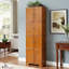 Armoire de rangement de 72,4 po de hauteur avec 8 portes et 4 tablettes, bibliothèque, salon, cuisine, salle à manger et armoire de rangement autoportante-831571269