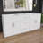 72 in. W x 21.5 in. D x 33.5 in. H Freestanding Bath Vanity Cabinet without Top Bathroom Base in White Unassembled-118136072
