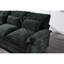 Chenille en forme de U de 106 po pour le salon, canapé-lit à 4 places avec et coussins, doux et chenille, bois massif, ports de charge, espace modulaire avec repose-pieds mobile, canapé-lit, tissu, structure en bois,-747340160
