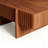 42" Modern Wooden Coffee Table with Storage, Rectangular Center Table for Living Room
