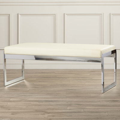 Walhalla Faux Leather Upholstered Bench