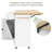 Jamera 60.2"W Kitchen Island with Two Large Storage Cabinets And Drawers, Locking Wheels-707145003