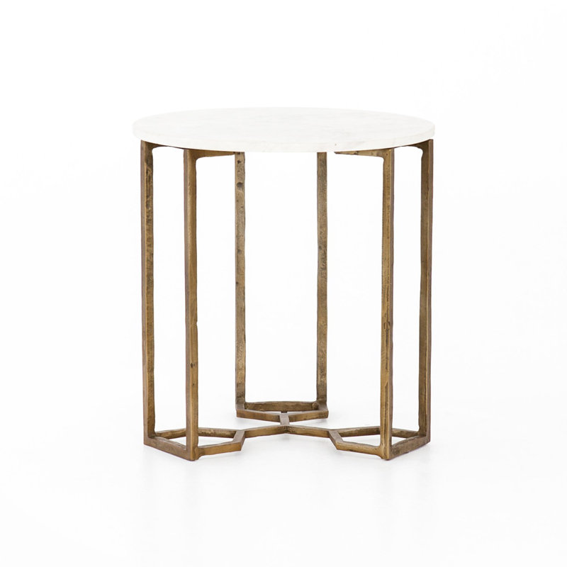 Marble Top End Table