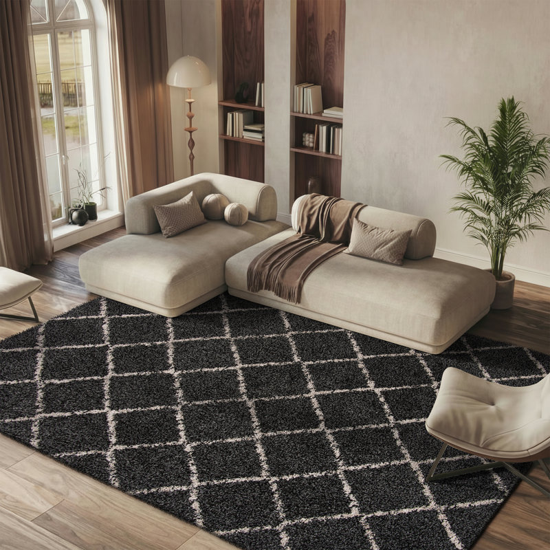 Tapis géométrique Fort Calhoun, Rectangle 8 pi x 10 pi