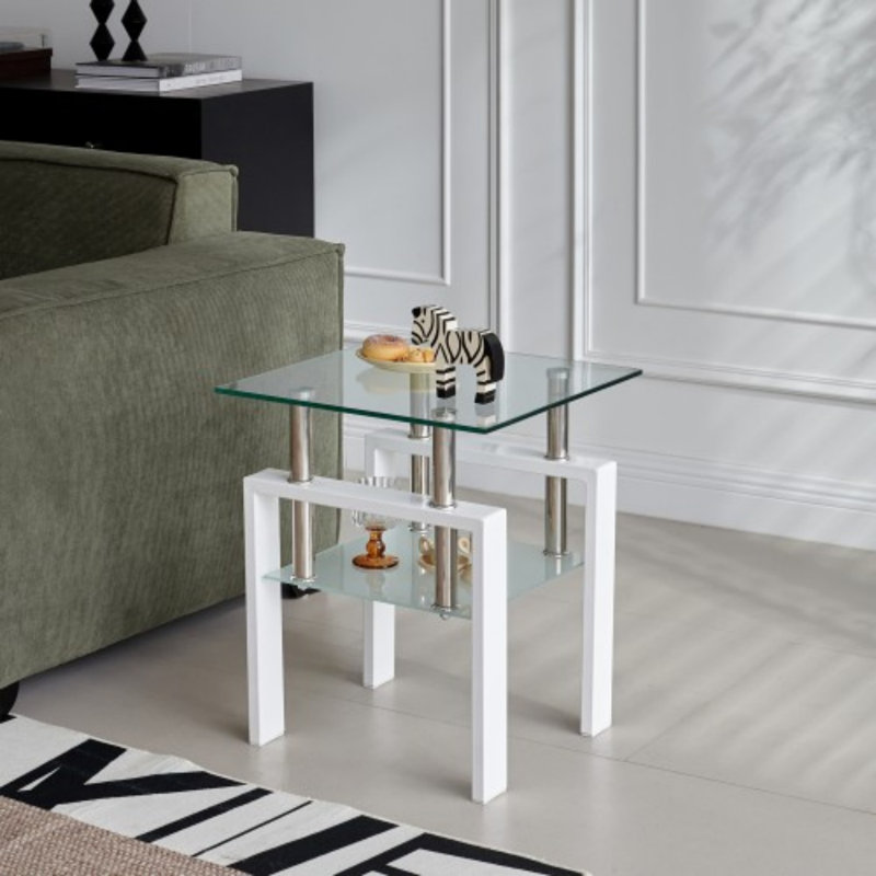 Tables de bout, Blanc