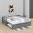 Twin Size Extending Daybed With Trundle, Wooden Daybed With Trundle-387116344