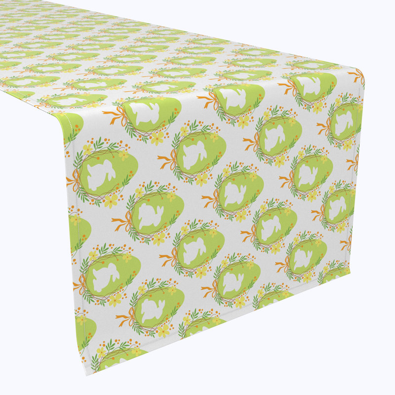 Penny Geometric Easter Table Runner, 108" x 14"