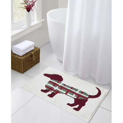 Hallmark Holiday Dog Tufted Bath Rug, 20" x 30"
