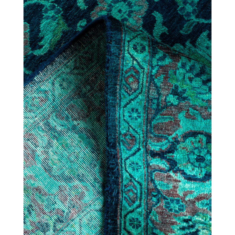 Fine Vibrance One-of-a-Kind 4' 2" X 6' 1" Hand Knotted Area Rug