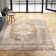 Bria Machine Washable Oriental Chenille Area Rug with Canvas Backing