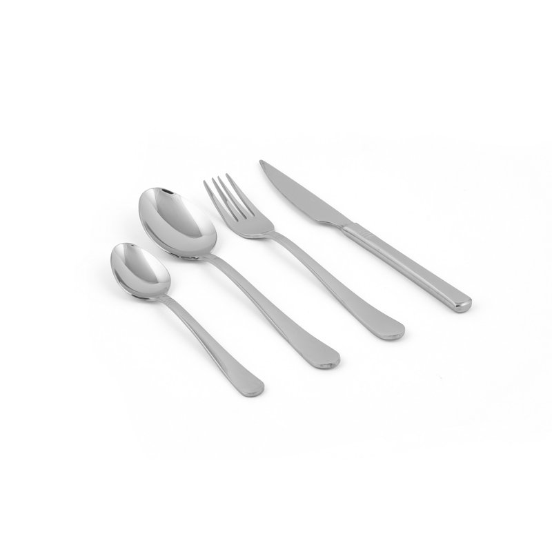 Latitude Run Aprea 24 Piece Stainless Steel Cutlery Set , Service for 6