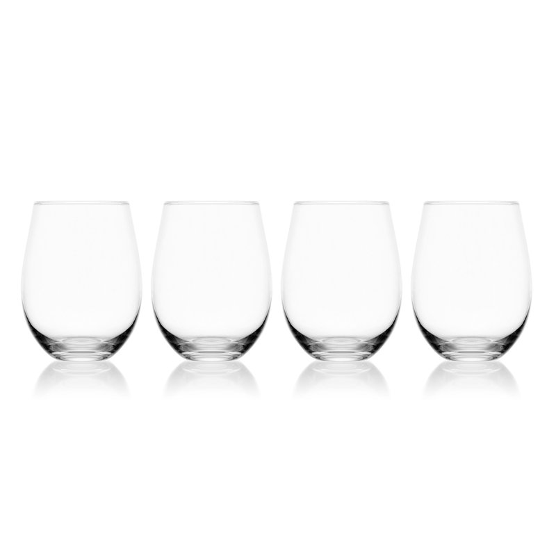 Mikasa Lana 18 oz. Stemless Wine Glasses