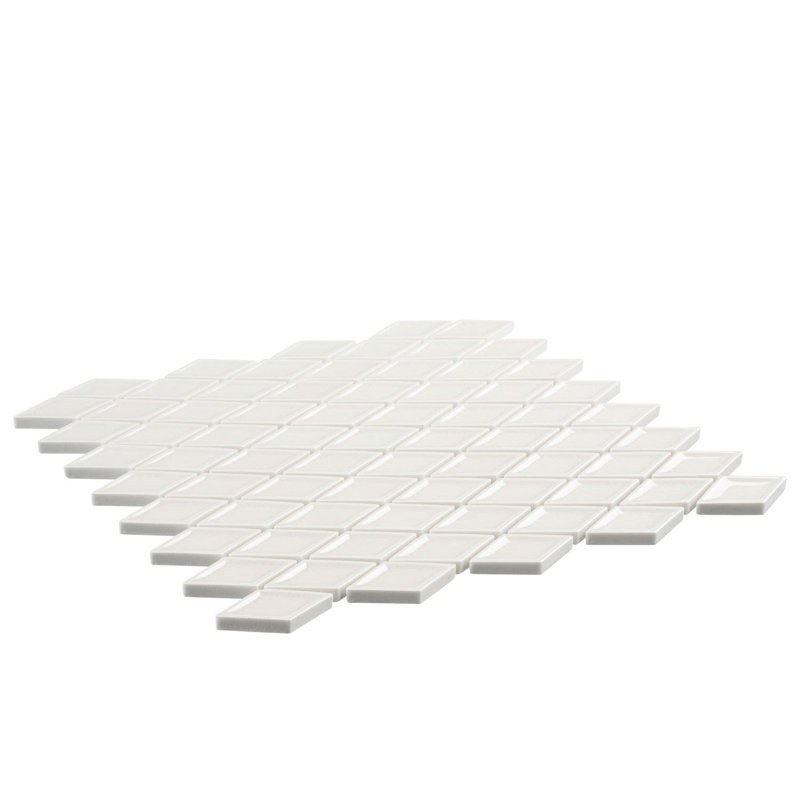 Carreau de mosaïque en verre poli et craquelé Auvene, Vilo
