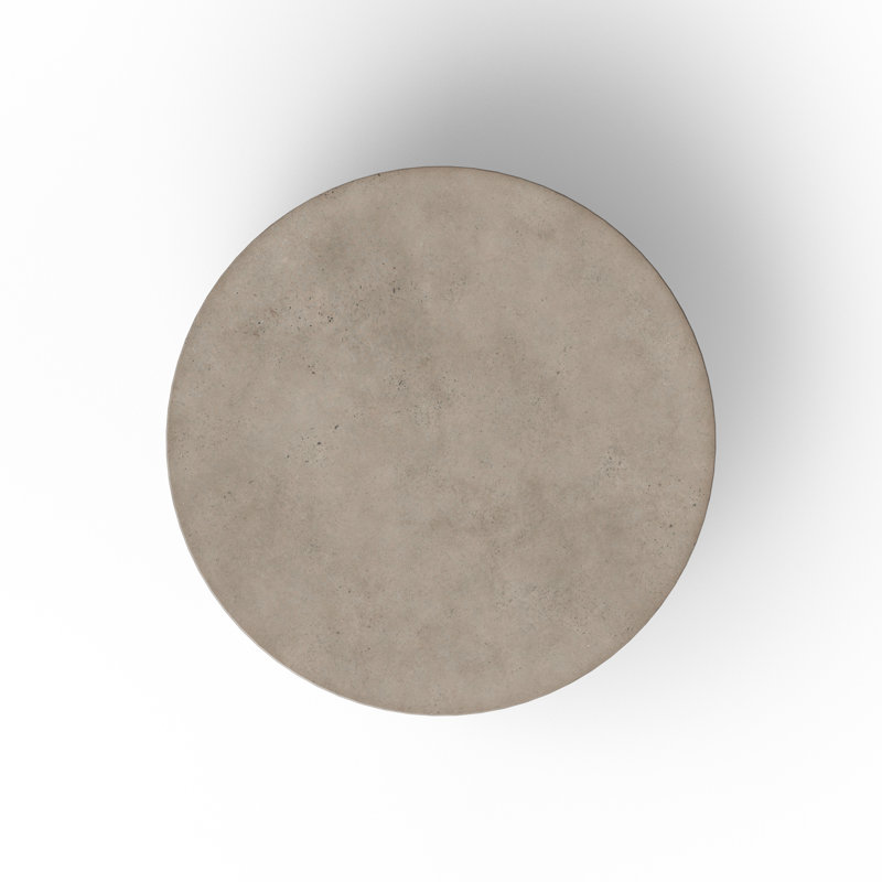 Circa Round Concrete Coffee Table Dark Grey, Dark Grey