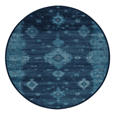 Machine Washable Overdyed Gray Area Rug