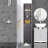 Bathroom Storage Cabinet, Free Standing Bathroom Storage Unit, Tall Linen Tower with 3-Tier Shelves and Drawer