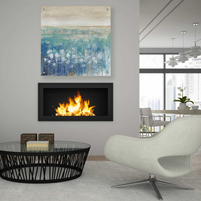  «Avant la pluie II» par Tim O'Toole, art mural en verre acrylique, 36 po x 36 po