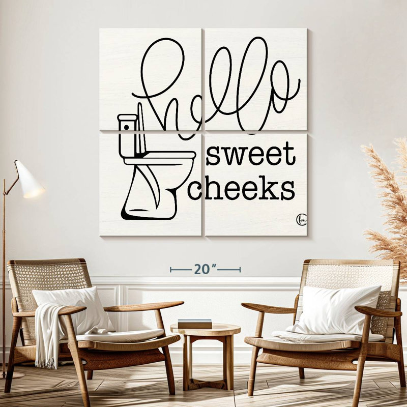 Tergel Hello Sweet Cheeks, 57'' H x 57'' W
