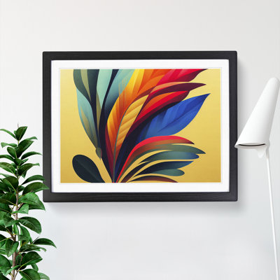 Remarkable Bird Feathers - Single Picture Frame Painting