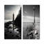 Phare, paysage d'imitation, ensemble de 2 reproductions d'art mural-102578603-102578606
