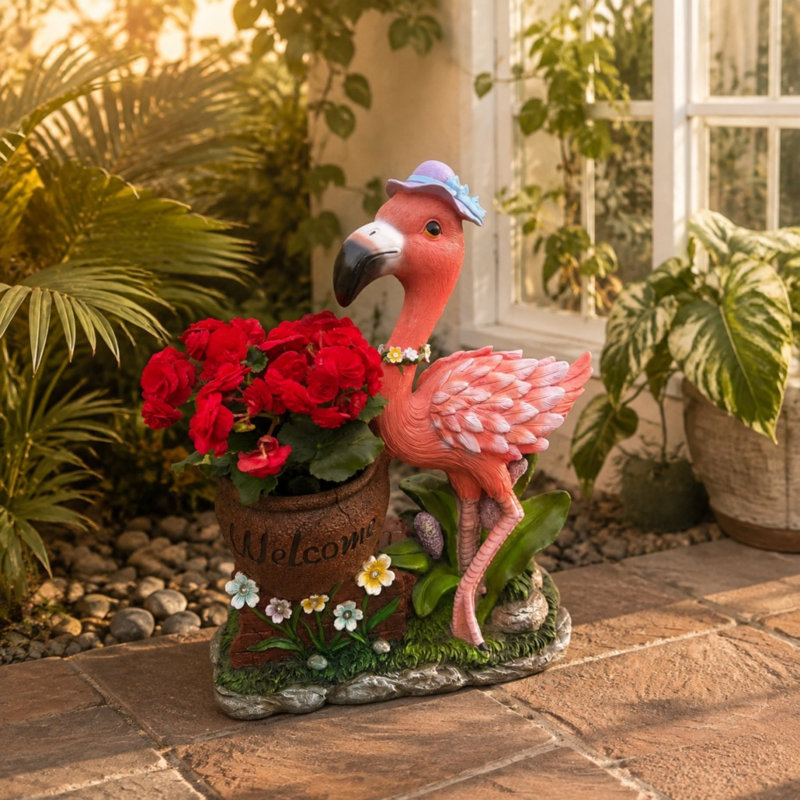 Unique Yard Statue Decoration, purple