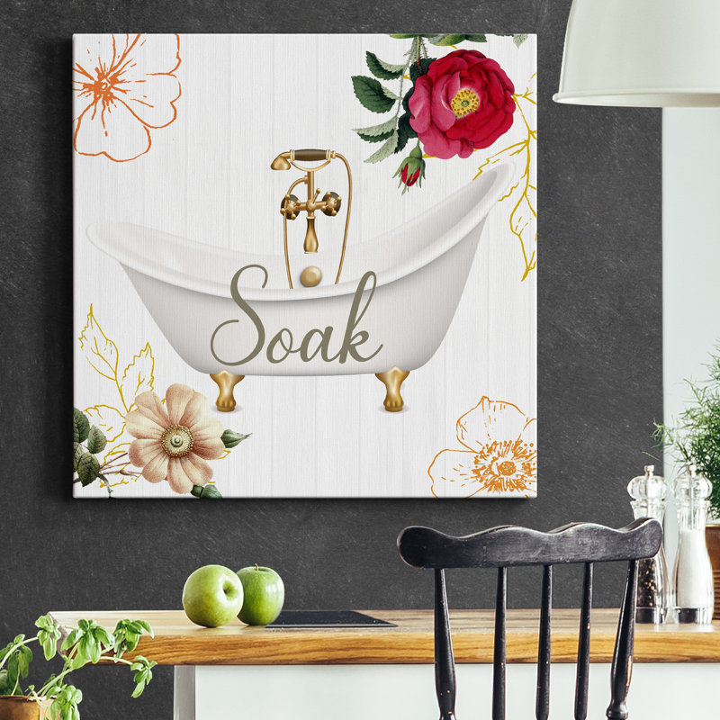 Soak - reproduction sur toile tendue, H 32 po x l 32 po x P 1 po