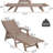 Outdoor Chaise Lounge Hdpe Reclining Chair-644212001