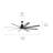 Kichler Breda 75-inch 8-Blade Ceiling Fan in Satin Black with Satin Black Blades-1992409044-1992409066
