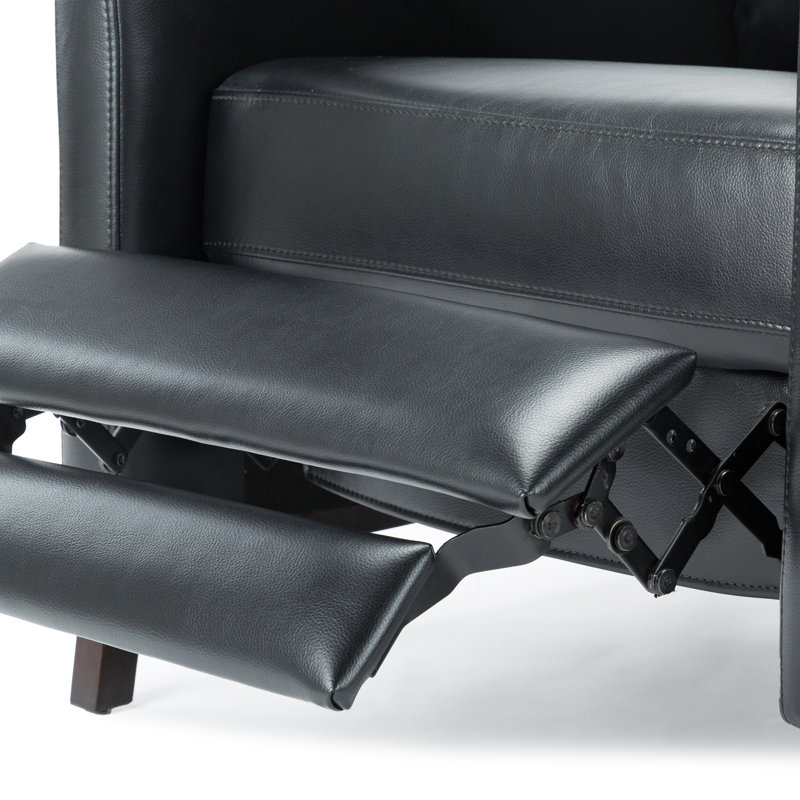 Push Back Recliner, Black