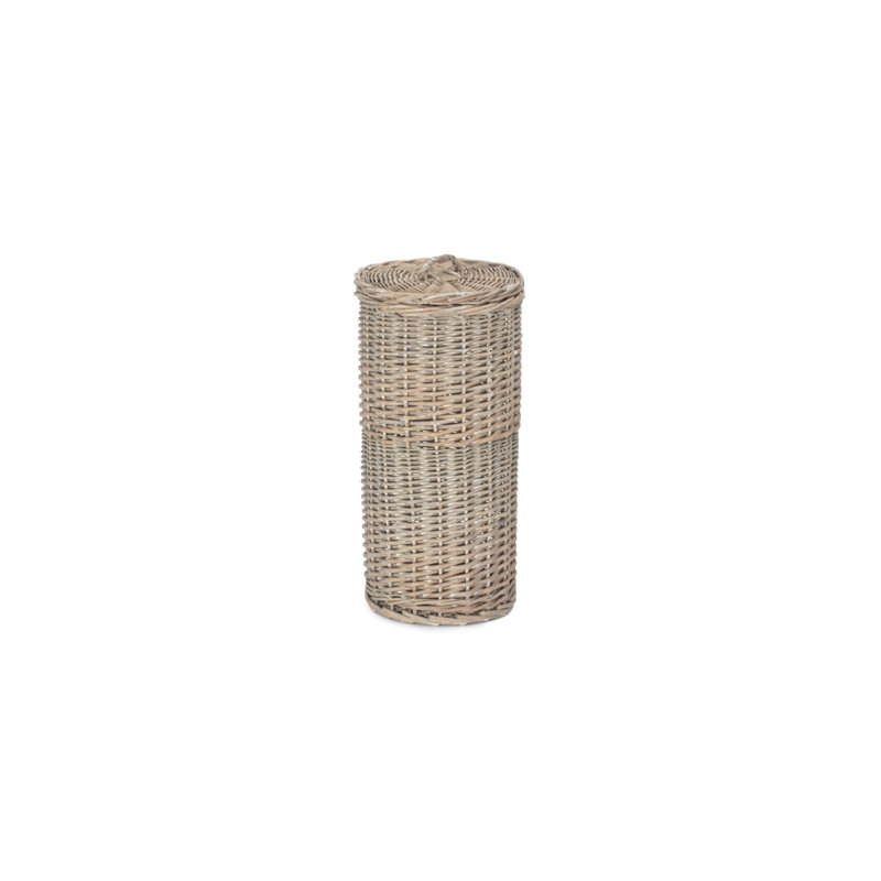 Highland Dunes Wicker Toilet Roll Holder Basket