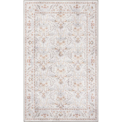 Tapis traditionnel Guljan couleur ivoire