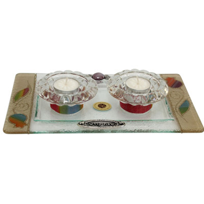 Glass Candlestick