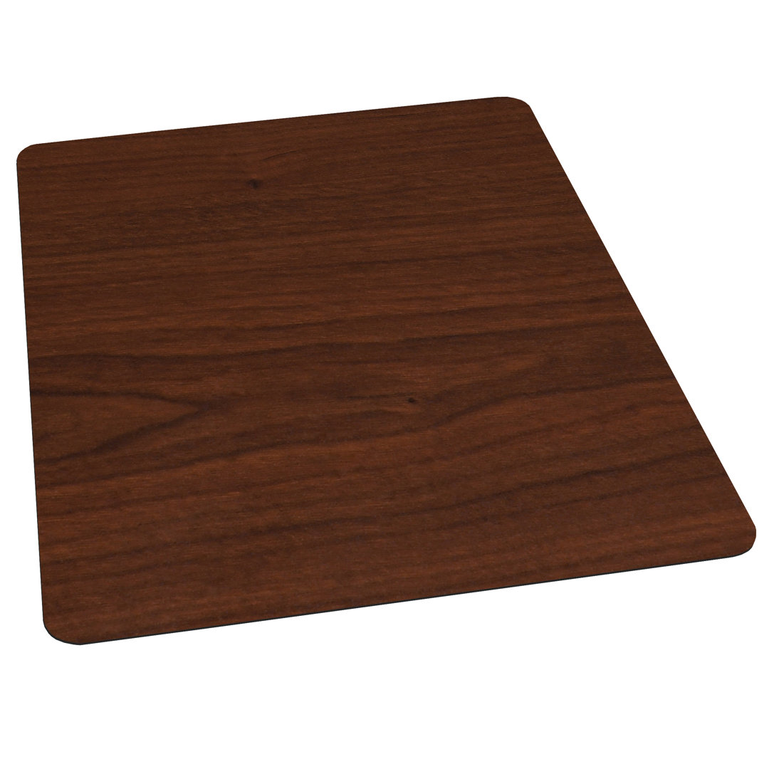 TrendSetter Rectangle Chair Mat with Straight Cut Edge for Soft Surfaces ES Robbins Corporation 