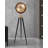 American-style vintage three-legged gear floor clock
