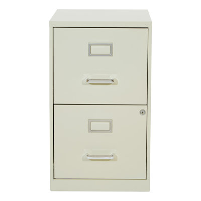 14.25'' Wide 2 -Drawer Steel File Cabinet