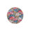 Machine Washable Floral Patterned Blue and Pink Woven Base Area Rug