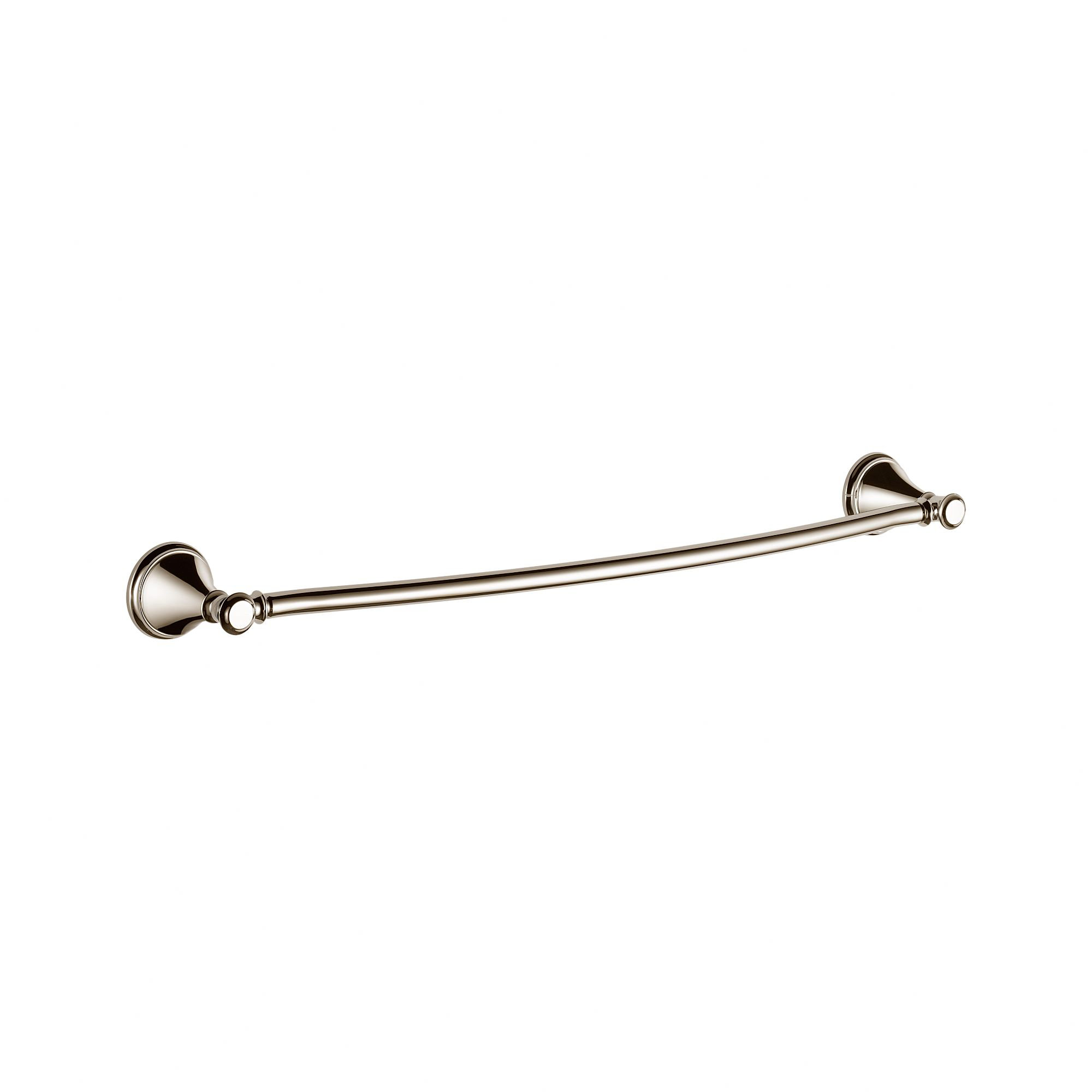 Cassidy 24" Wall Mounted Towel Bar, Brilliance Polished Nickel