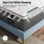10-inch hybrid memory foam mattress without fiberglass for better sleep and pressure relief, medium firmness-1920144120