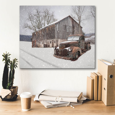  «Rustic Winter Charm» par Lori Deiter, art mural sur toile