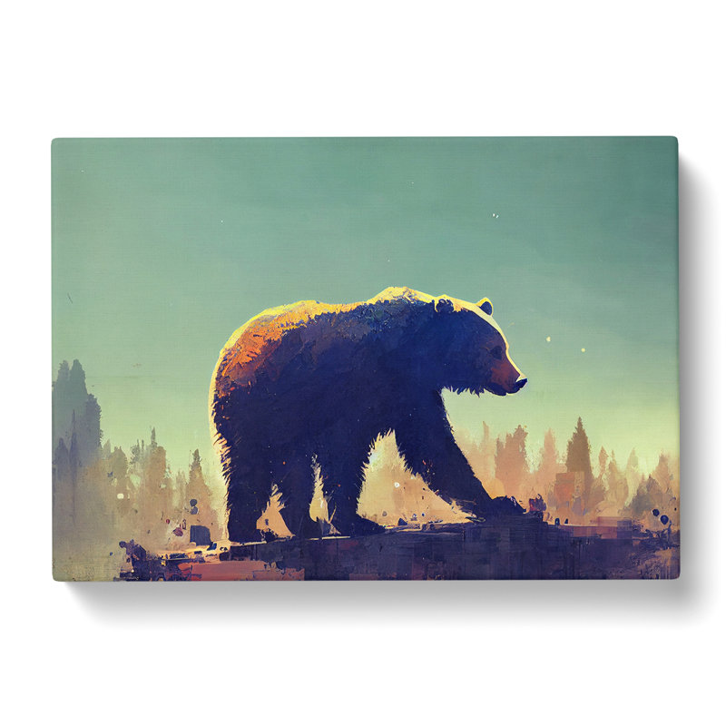 Bear Vol.4 Abstract - Wrapped Canvas, 35cm H x 50cm W x 3cm D